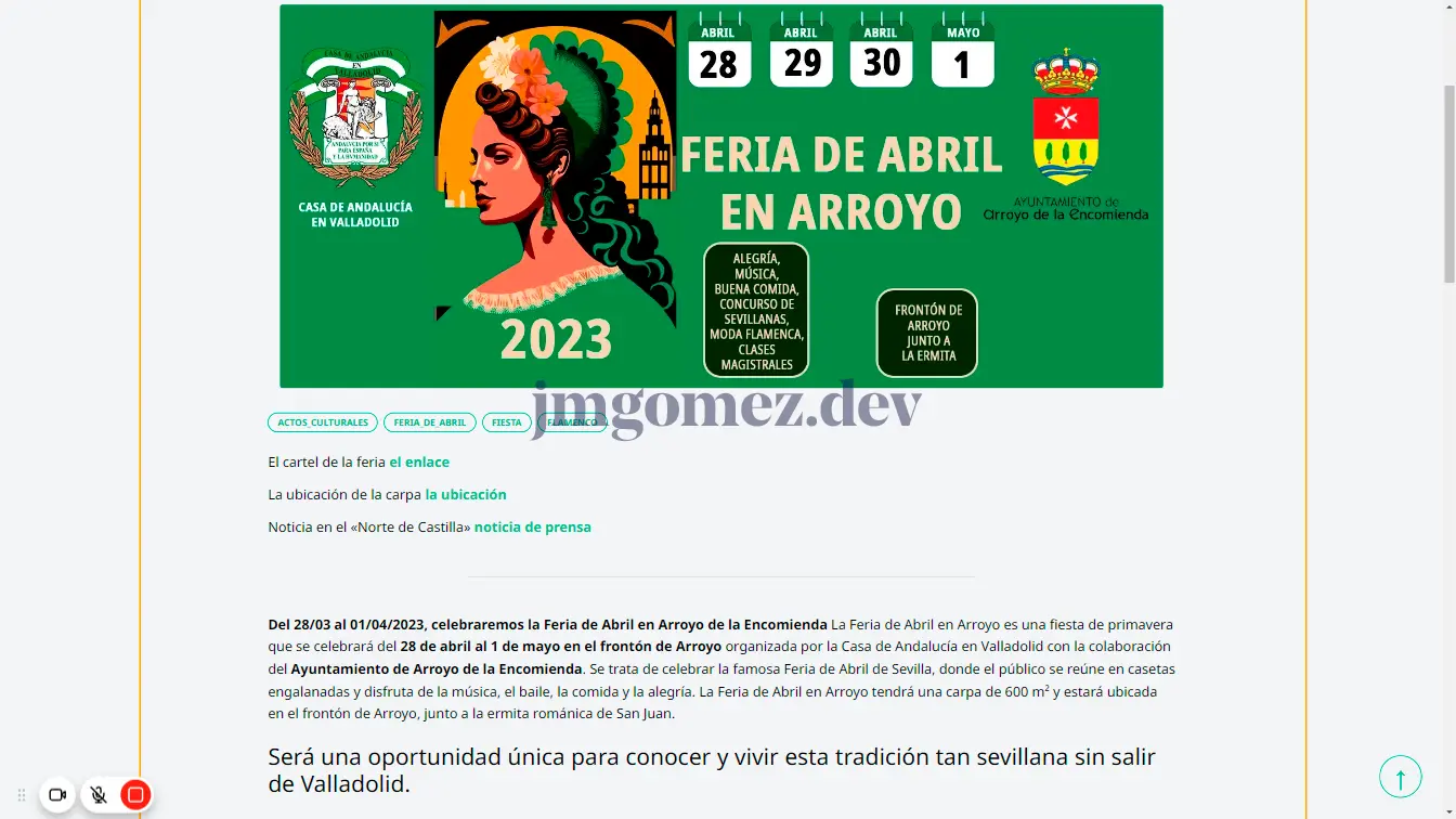 Foto de Andalucía en Valladolid