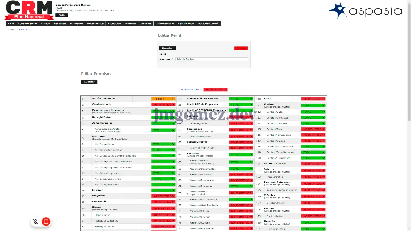 Foto de CRM Grupo Aspasia